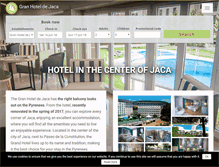 Tablet Screenshot of granhoteljaca.com